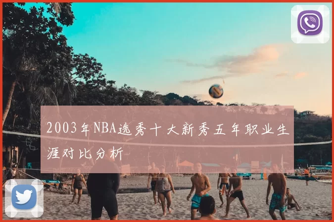 2003年NBA选秀十大新秀五年职业生涯对比分析
