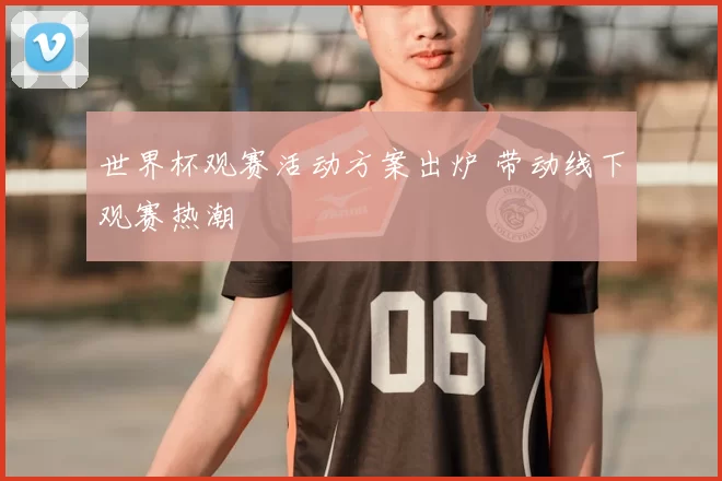 世界杯观赛活动方案出炉 带动线下观赛热潮